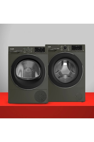Arçelik Manhattan Grey Çamaşır Makinesi - Kurutma Makinesi Paketi