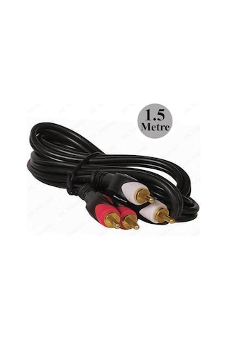 BK Teknoloji 2RCA Erkek-Erkek Ses Kablosu 1.5 M