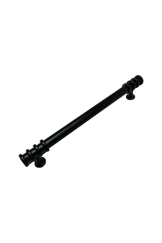 Detay Boru Siyah Desenli Dolap Kulpu Mobilya Ve Mutfak Dolap Kulpu Siyah 160mm 2 Adet Siyah