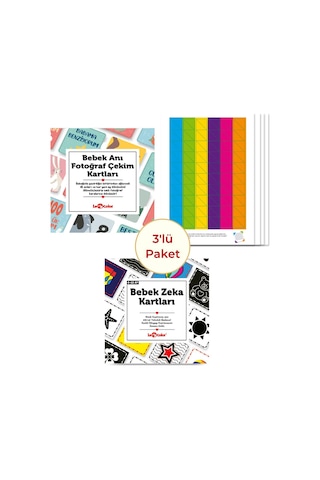 Bebek Zeka Kartları & Aylık Çekim Kartları Ve Sticker Seti