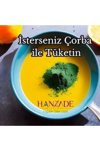 Hanzade Bitkisel Yenilebilir Spirulina Yosun Tozu 25 G