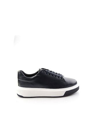 Bambi Lacivert Napa Hakiki Deri Erkek Sneaker E01401021443
