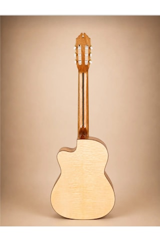 Maygar Mgt-600k Ceq İnce Kasa Elektro Klasik Gitar Kılıf , Kapo Ve Pena Hediyeli Natural