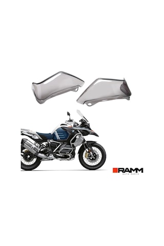 Bmw Motorrad 1300 Gs Yükseltilmiş Elcik Korumaları - Sağ Ve Sol - Gri Siyah