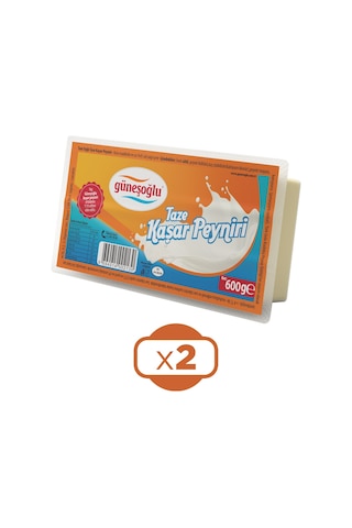 Güneşoğlu Kaşar Peyniri 2 x 600 G