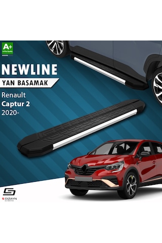 S-dizayn Renault Captur 2 Newline Krom Yan Basamak 183 Cm 2020 Üz