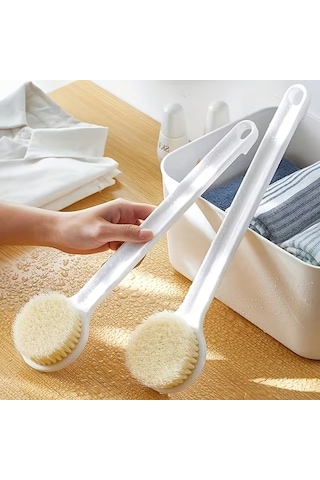 Mucit Home Banyo Fırçası Uzun Saplı Banyo Fırçası Banyo Fırçası Yumuşak Kıllı 1 Adet