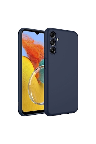 Galaxy M14 Kılıf Zore Mara Lansman Kapak Lacivert
