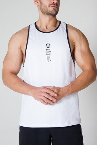Pose I Down Push Beyond Limit Oversize Atlet BEYAZ