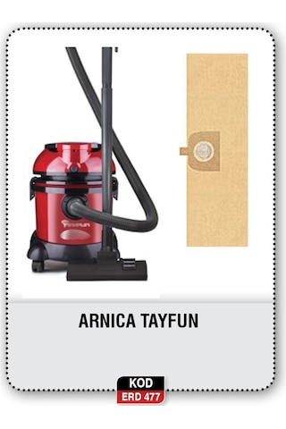 Arnica Tayfun Kağıt Toz Torbası 10 Adet (150303101)