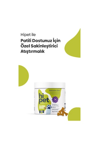 HiPet Sakinleştirici Çiğnenebilir Tablet