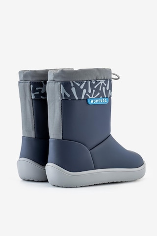 Hopfrög Rain Boots Süper Mat Lacivert Suya Ve Soğuğa Dayanıklı Barefoot Çocuk Botu Lacivert
