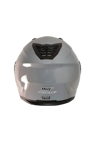 Motosiklet Çene Açılır Kask Güneş Vizörlü Ece 22.06 Sertifikalı New Motor Kaskı V2 Gri Gri