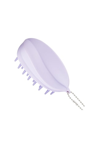 Carambola Saç Derisine Masaj Silikon Şampuan Fırçası-mor