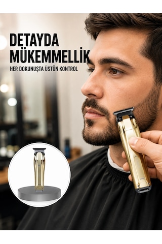 Usb Şarjlı Saç Sakal Kesme Makinesi Hassas Detay Kesim İçin Yeni Nesil