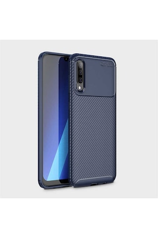 Samsung Uyumlu Galaxy A70 Kılıf Zore Negro Silikon Kapak-Siyah