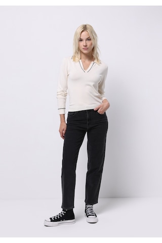 Colins Straight Fit Yüksel Bel Düz Paça Kadın Siyah Jean Pantolon Cl1076565 Q1.v1 Dn43755 Denim