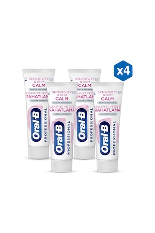 Oral-B Hassasiyet ve Diş Eti Hassas Beyazlık Diş Macunu 4 x 75 ML