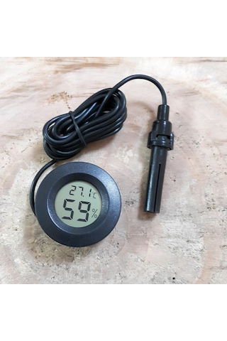 Kuluçka Makinası için Problu Termometre Sıcaklık.nem Ölçer Thr159