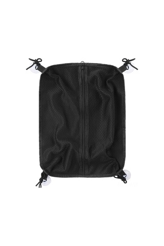 Neevoyu Sup Aletleri İçin Nefesli Ağ Desenli Depolama Çantası - 4 Süksiyon Cup İle Tahta Tutucu, 39.5x29.5cm, Oxford Kumaşı