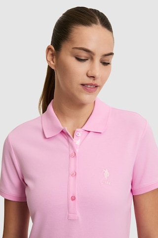 U.s. Polo Assn. Kadın Pembe Tişört Basic 50321798-vr041