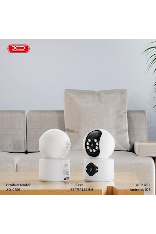 Çift Kameralı 1080p Hd Gece Görüşlü Akıllı Wi-fi Güvenlik Kamerası