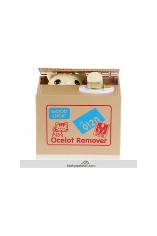 Para Çalan Hırsız Kedi Kumbara