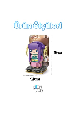 Loz Micro Anime Serisi 1337 Modeli 312 Parça Dekoratif Oyuncak Yapım Seti Yapı Blok Fflz-1337
