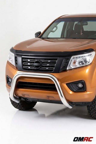 Nissan Navara 2016-2026 Uyumlu Araca Özel Pars Ön Koruma 76mm Krom