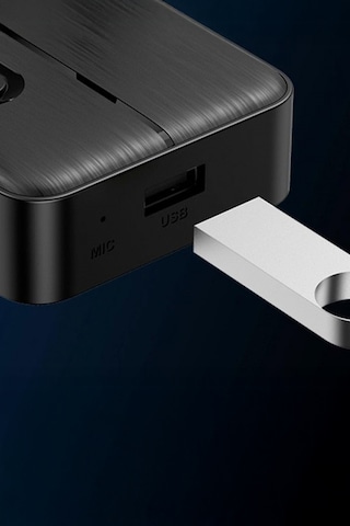 Thentech Yuksek Cekim Antenli Bluetooth Ses Alici Adaptoru Rca Aux Cikisli Kablosuz Muzik Calar Receiver