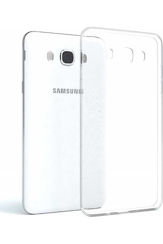 Galaxy J7 Kılıf Zore Süper Silikon Kapak Renksiz