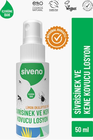 Siveno Sivrisinek ve Kene Kovucu Sprey Krem 50 ML