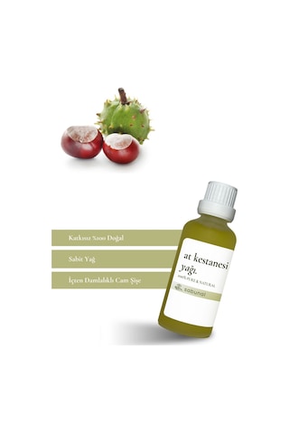 Sabunal At Kestanesi Yağı 50 ML - Doğal Masaj ve Cilt Bakım Yağı