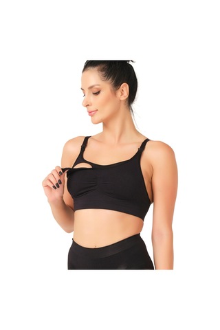 Siyah Mı Emay 5320 Agraflı Emzirme Sütyen