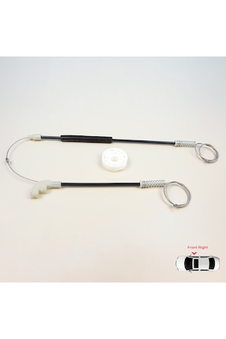 Bross Otomotiv Mitsubishi Carisma Da 95-2006 4/5 Kapı İçin Ön Sağ Cam Kriko Seti