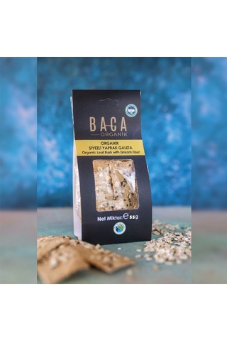 Baca Organik Organik Siyezli Yaprak Galeta 55 G