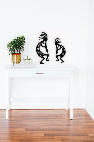 Kokopelli Tablosu 2 Li Kokopelli Duvar Tablosu Duvar Dekoru