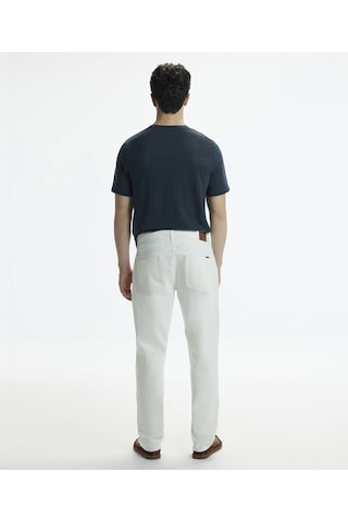 Yargıcı Relax Fit Non-denim Cep Detaylı Pantolon Ekru