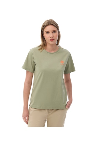Columbia Csc Stacked Mini Gem Logo Kadın Kısa Kollu T-shirt Cs0316 Yeşil