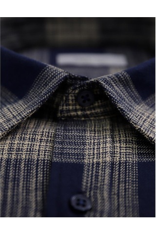 Uki Lacivert Comfortfir Oduncu Gömlek Lacivert