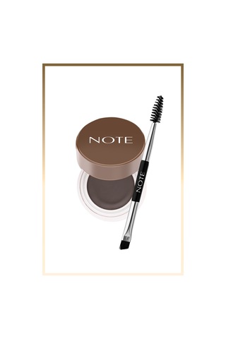 Note Cosmetique Brow Pomade Kalıcı Kaş Pomadı - 03 Dark Brown - Koyu Kahverengi