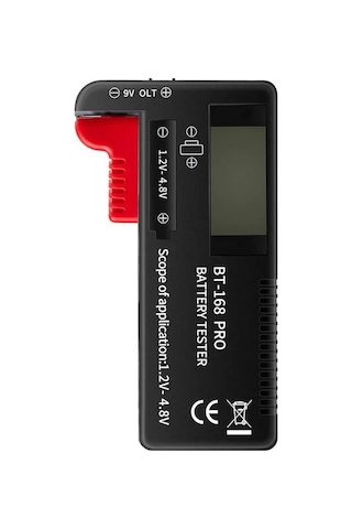 Alkatronik Bt-168 Pro Pil Test Cihazı Aa Aaa C D 9v 18650 16340 14500 10440 1.2v 1.5v 3v 3.7v 4.8v Dijital Ölç