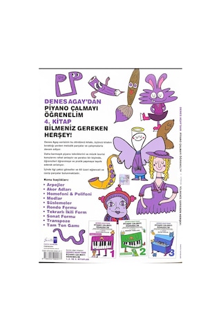 Denes Agay 'dan Piyano Çalmayı Öğrenelim 4. Kitap