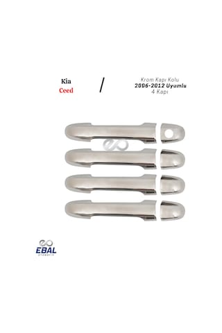 Kia Ceed Krom Kapı Kolu 4 Kapı 2006-2012 Arası Uyumlu P. Çelik