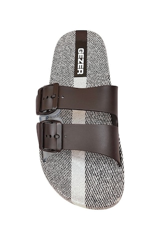 Gezer Kaydırmaz Taban Günlük Erkek Terliği Siyah