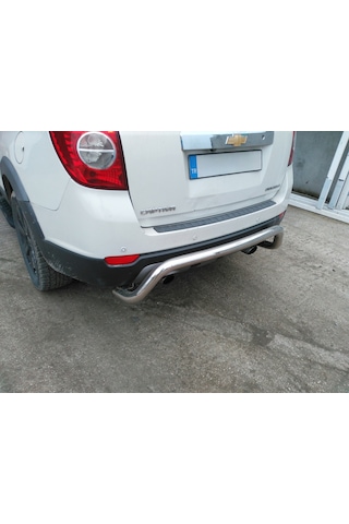 Chevrolet Captıva Sport 2006 2011 Arka Tampon Koruma - U Modeli - Guard Incambered B
