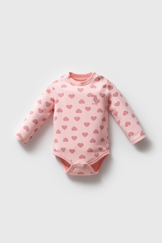 U.S. Polo Assn. U.s. Polo Assn Kız Bebek Pembe 3lü Body Set Pembe