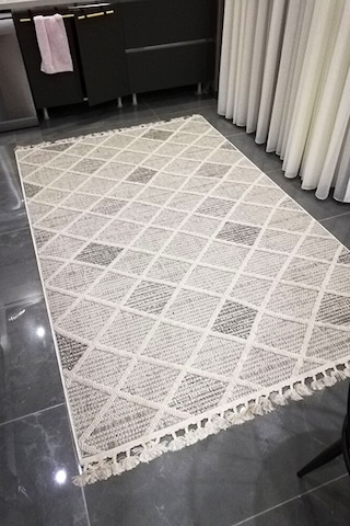 Mistral 1411 Krem - Salon, Koridor Yolluk , Mutfak, Antre, Yatak Ve Oturma Odası Halısı Krem 1