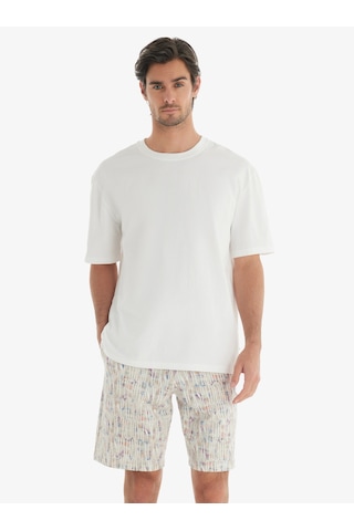 Blackspade Erkek T-shirt 40744 - Beyaz Beyaz