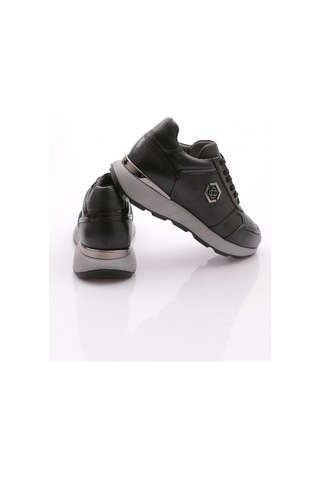 Dgn 6201 Erkek Bağcikli Sneakers Ayakkabi Siyah